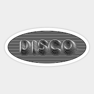 Line Art DISCO Sticker